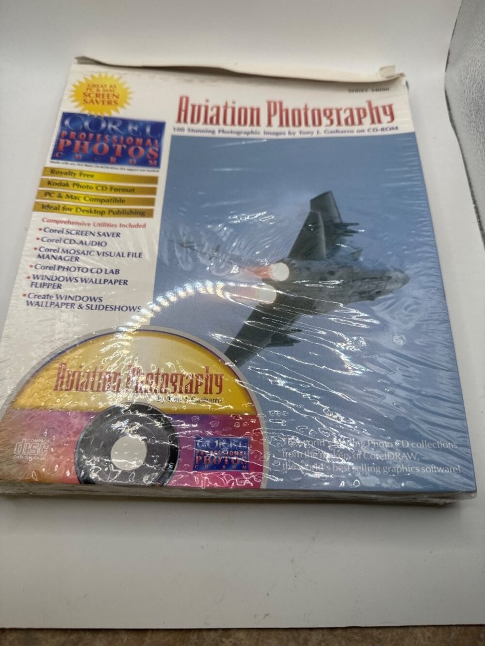 Aviation Photography CD-ROM By Tony J. Gasbarro 100 Royalty-Free Images PC & Mac